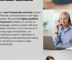Chinese-English and vice verse Interpretation Service near me, - 2
