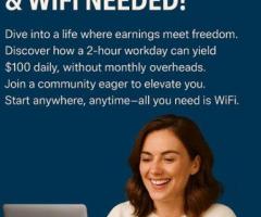""Unlock $100 Daily: Just 2 Hours & Wi-Fi Needed!"