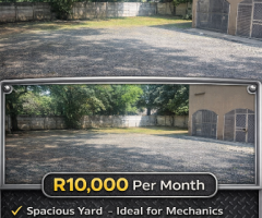 AUTOMOBILE WORKSHOP YARD TO LET – KELVIN, SANDTON