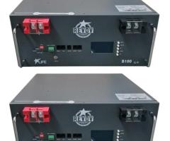 2 x Revov B100 1st Life 51.2V 100Ah 5.1kWh Lithium Battery available
